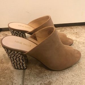 Nine West Suede Mules